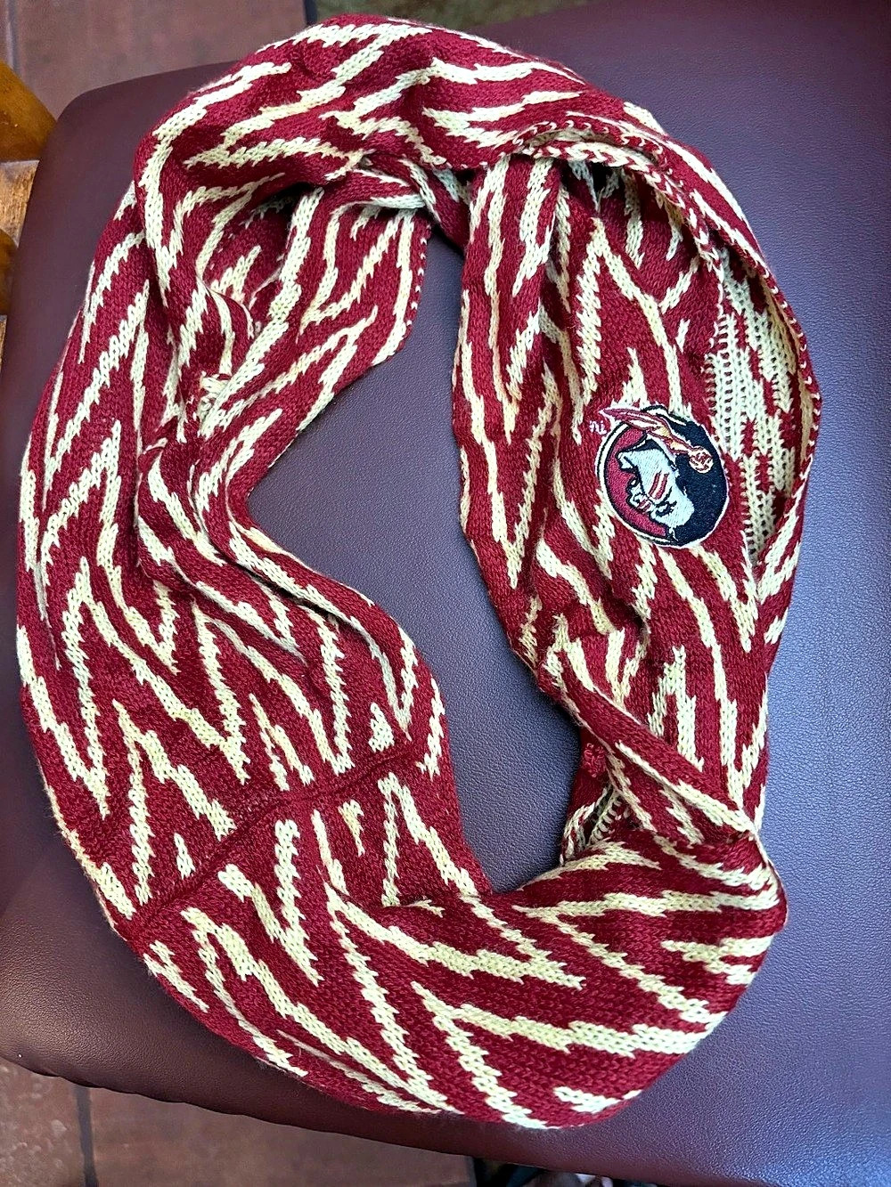 Emerson Street Clothing Co. Florida State Seminoles Logo Infinity Scarf